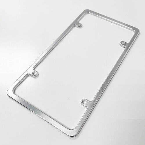 Marco para matrícula de EE. UU. de aluminio mecanizado en bruto ultrafino_1