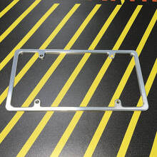 Marco para matrícula de EE. UU. de aluminio mecanizado en bruto ultrafino_3