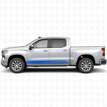 Tiras de Vinilo de Contorno Paralelo para Puerta y Paneles Laterales para Chevrolet Silverado 1500 T1XX 2019-2026_5