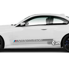 Par BMW M2 M240 G42 F22 F87 M Performance Side Trim Stripe Doors Stripe Vinilo calcomanía pegatina
 2