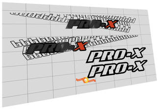Kit de pegatinas de vinilo para Nissan Frontier xterra Pro-X 4x4 PRO-4X

