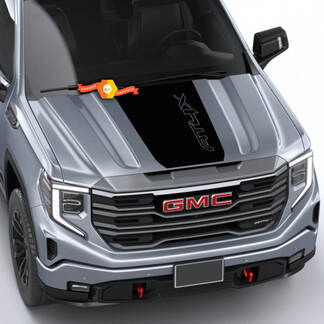 Gráfico de calcomanía de vinilo para camión con capó GMC 1500 AT4X
