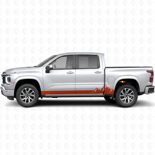 Tiras de Vinilo de Cordillera para Puertas y Paneles Laterales para Chevrolet Silverado 1500 Próxima Generación 2027_4