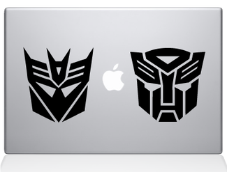 Etiqueta adhesiva de Transformers para computadora portátil MacBook

