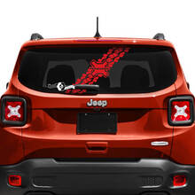 Jeep Renegade puerta trasera ventana logotipo neumático pista vinilo calcomanía pegatina
 2