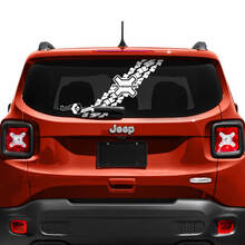 Jeep Renegade puerta trasera ventana logotipo neumático pista vinilo calcomanía pegatina
 3