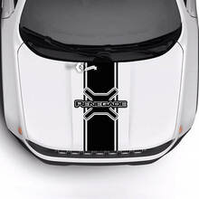 Jeep Renegade Trailhawk Sport Hood Logo Stripe Vinilo Calcomanía Pegatina
 3