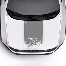 Texto Personalizado Destruido Desgastado Capó Logo Raya Vinilo Calcomanía Pegatina para Jeep Renegade Trailhawk 2