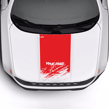 Texto Personalizado Destruido Desgastado Capó Logo Raya Vinilo Calcomanía Pegatina para Jeep Renegade Trailhawk 3