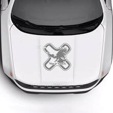 Calcomanía de Vinilo con Texto Personalizado Capó Águila Calva 2 para Jeep Renegade 2