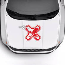 Jeep Renegade Trailhawk Sport Hood Logo Bald Eagle Vinilo Calcomanía Pegatina
 3