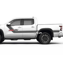 Calcomanías adhesivas de rayas laterales de cuerpo completo para Nissan Frontier PRO-4X 2022-2024
 2