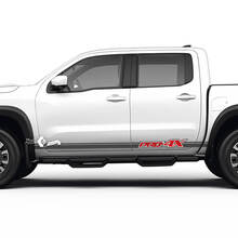 Pegatinas de rayas para puertas de Panel basculante, calcomanías para Nissan Frontier PRO-4X 2022-2024
 3
