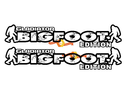 Juego de Vinilos para Capó Edición Bigfoot para Jeep Gladiator