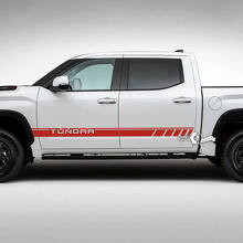 Par Toyota Tundra TRD Retro Vintage Doors Stripe kit Vinilo Calcomanías Pegatinas
 3