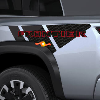 Par Nissan Frontier Bed Fender Side PickUp Truck Calcomanía adhesiva 3 colores
