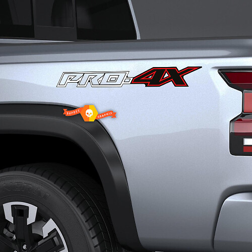 Calcomanías laterales de vinilo PRO-4X para Nissan Frontier