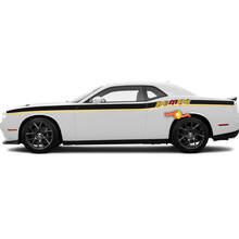 Calcomanías de vinilo de 2 lados Dodge Challenger SRT Demon, pegatina gráfica
 2