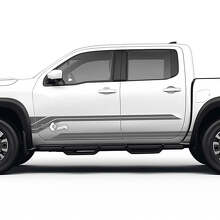 Kit de calcomanías de vinilo para paneles laterales de puerta para Nissan Frontier_2