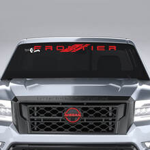 Calcomanía de parabrisas para Nissan Frontier Pro-4X Vinilo Pegatina todos los colores
 2