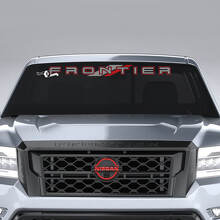 Calcomanía de vinilo con logotipo de marca para parabrisas Nissan Frontier Pro-4X_3