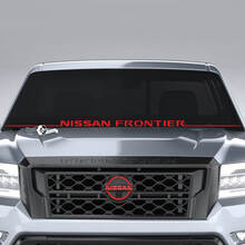 Calcomanía de parabrisas para Nissan Frontier Pro-4X, pegatina de vinilo 1
 2