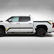 Par Toyota Tundra Vintage Retro Rocker Panel Bed Side Rear Fender Stripes Vinilo Pegatinas Calcomanía 3 colores
 2