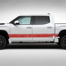 Kit de Vinilo con Rayas Laterales de Mapa Topográfico para Toyota Tundra_3