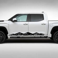 Par Toyota Tundra Rocker Panel Montañas Side Stripes Vinilo Pegatinas Calcomanía
 2