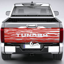 Toyota Tundra Bed Pickup Truck Tailgate Destroyed Grange Stripes Vinilo Pegatinas Calcomanía
 2