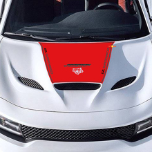 Calcomanía de capó para cargador 6.2L SUPERCHARGED 6.2L HEMI SRT HELLCAT HEMI Etiqueta de vinilo en 3 colores
_2