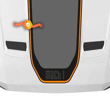 Ford Mustang Mach Hood calcomanía de vinilo para coche Shelby Sport Racing Stripes 3 colores
 2