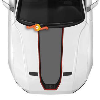 Ford Mustang Mach Hood calcomanía de vinilo para coche Shelby Sport Racing 3 colores
 1