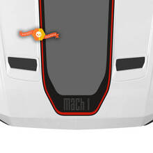 Ford Mustang Mach Hood calcomanía de vinilo para coche Shelby Sport Racing 3 colores
 2