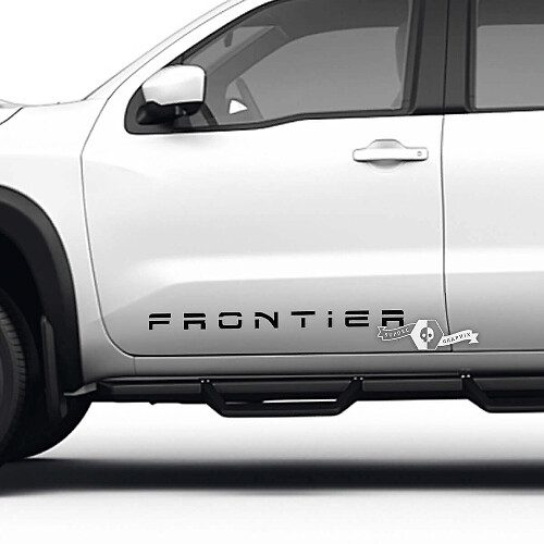 Kit de Vinilos con Letras para Puerta Lateral Frontier para Nissan Frontier