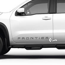 Par de calcomanías gráficas para coche Nissan Frontier, pegatinas gráficas con logotipo de puertas laterales, calcomanías gráficas de vinilo
 2