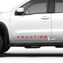 Par de calcomanías gráficas para coche Nissan Frontier, pegatinas gráficas con logotipo de puertas laterales, calcomanías gráficas de vinilo
 3