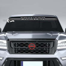 Calcomanía de vinilo con letras para parabrisas Frontier para Nissan Frontier_2