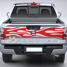Nissan Frontier Tailgate Flame Vinilo Pegatinas Calcomanías Gráficos
 3