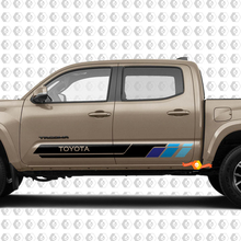 2 Puertas laterales de Toyota Tacoma Striegas Rocker Panel Pegatinas de vinilo Kit de calcomanía para Toyota Tacoma
 3