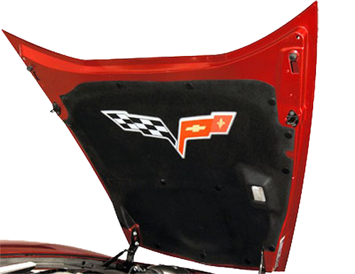 Calcomanía de Vinilo con Logo del Cofre para Corvette C6 Color