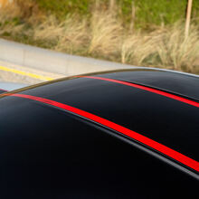 Calcomanía de vinilo con franjas en el techo y lateral estilo CSL para BMW M3 G80 M4 G82 G83_2