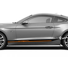 Par Ford Mustang Mach Rocker Panel Calcomanía Vinilo Etiqueta Coche Vehículo Shelby Sport Racing Stripe 2 colores
 2