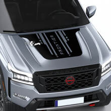 Vinilo decorativo para capó estilo tecnológico de marca para Nissan Frontier_2