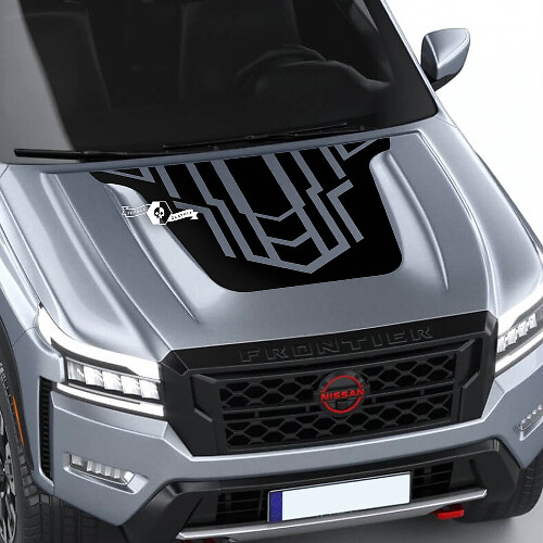 Etiqueta gráfica del logotipo de la calcomanía de vinilo del capó Nissan Frontier S SV Pro-4x

