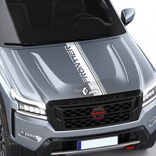Calcomanía para capó Nissan Frontier S SV Pro-4x, calcomanías gráficas con logotipo de vinilo a rayas
