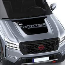 Calcomanía para capó Nissan Frontier S SV Pro-4x, calcomanías gráficas opacas con logotipo de vinilo
 2