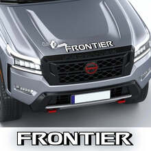 Calcomanía de vinilo con letras para cofre FRONTIER para Nissan Frontier_2