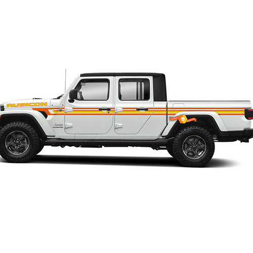 AEV JL350 JL370 Wrangler Classic JT370 Gladiator Classic Stickers Kit Kit Graphics
