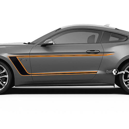 Kit de vinilos de tiras laterales para puerta Accent para Musclecar Shelby GT500 GT350 Mach1